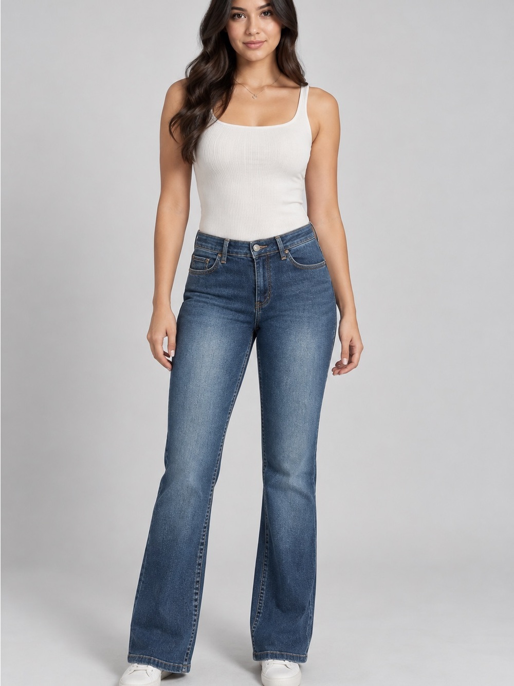 Vintage GAP Ultra Low rise Jeans in Medium Blue - Women